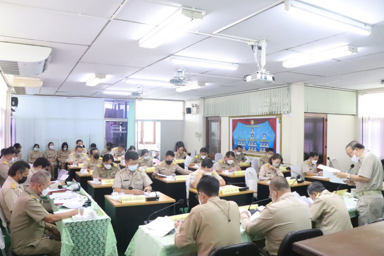 การประชุมสภาเทศบาลเมืองพนัสนิคม สมัยวิสามัญ​ สมัยที่​ 2 ประจำปี​ พ.ศ.​ 2565