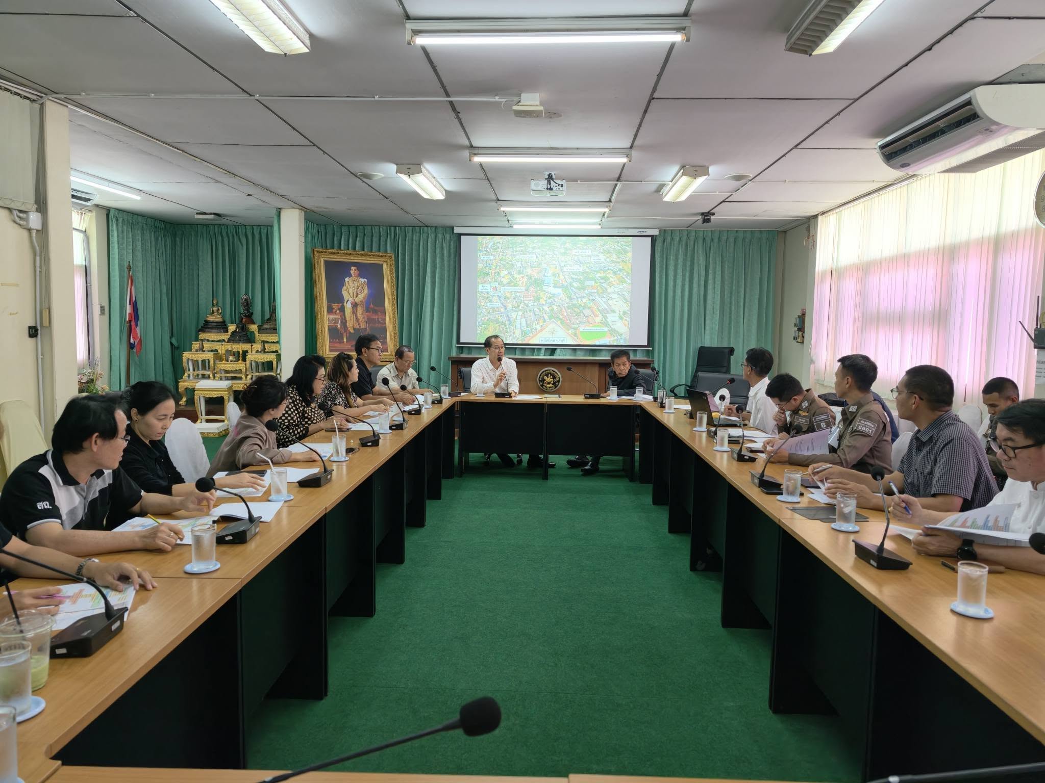 ประชุม เพื่อเตรียมความพร้อม การจัดการจราจร ในงานประเพณีสงกรานต์ ประจำปีงบประมาณ พ.ศ.2569